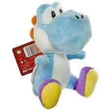 Super Mario Bros Lt Blue Yoshi 6in Plush